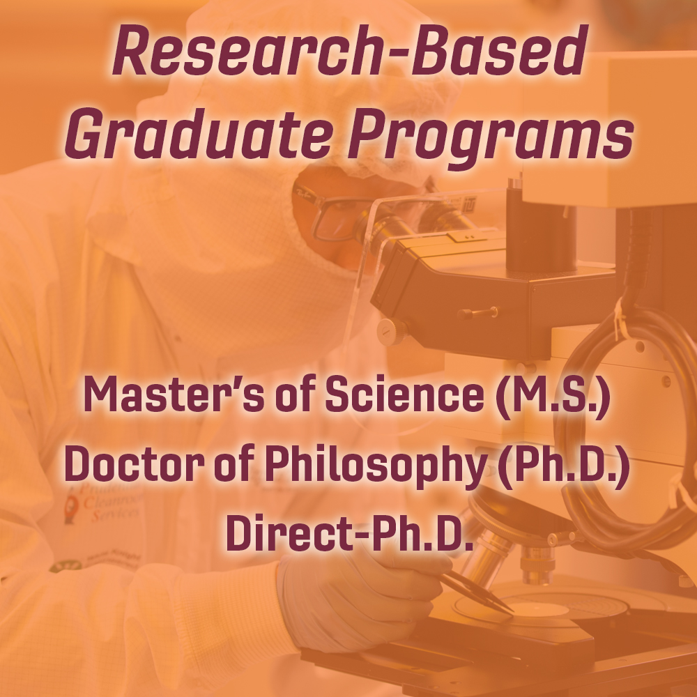 Research-Based Graduate Programs