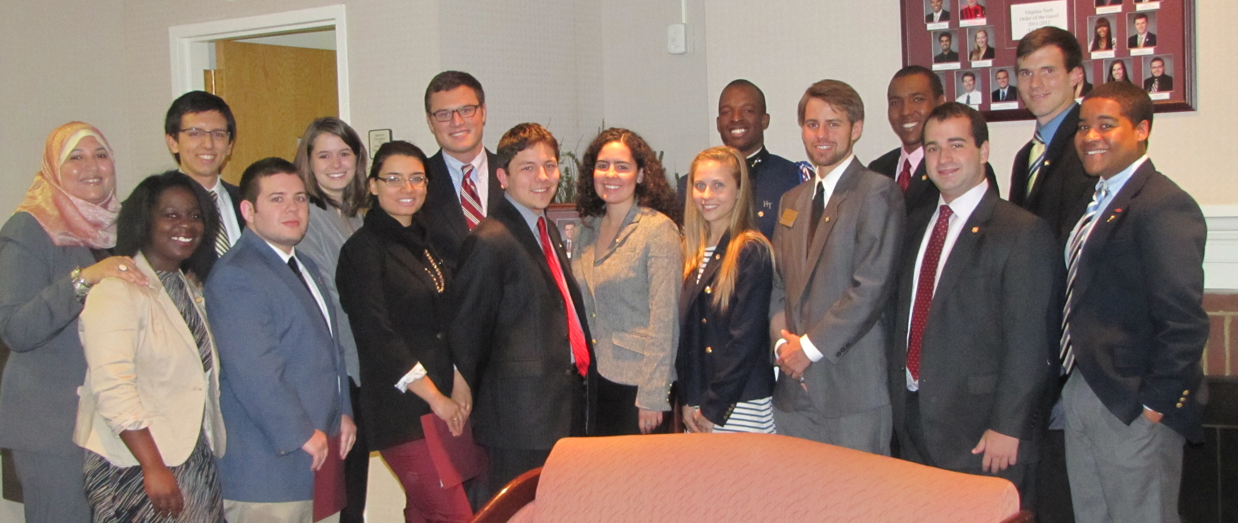 Group photo of 2012 Order of the Gavel inductees.
