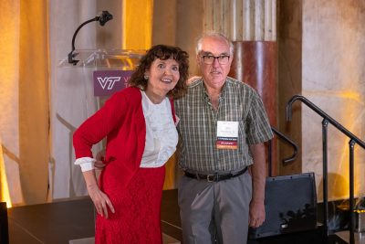 Elizabeth Mossberg and Virginia Tech alumnus Jim Mossberg.