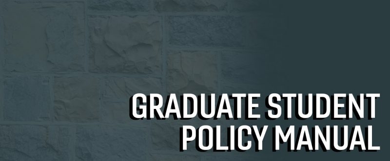 ECE Graduate Policy Manual